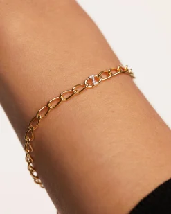 Pulseras De Oro|Rebajas Pulseras-PDPAOLA Pulsera Cadena Letra Z