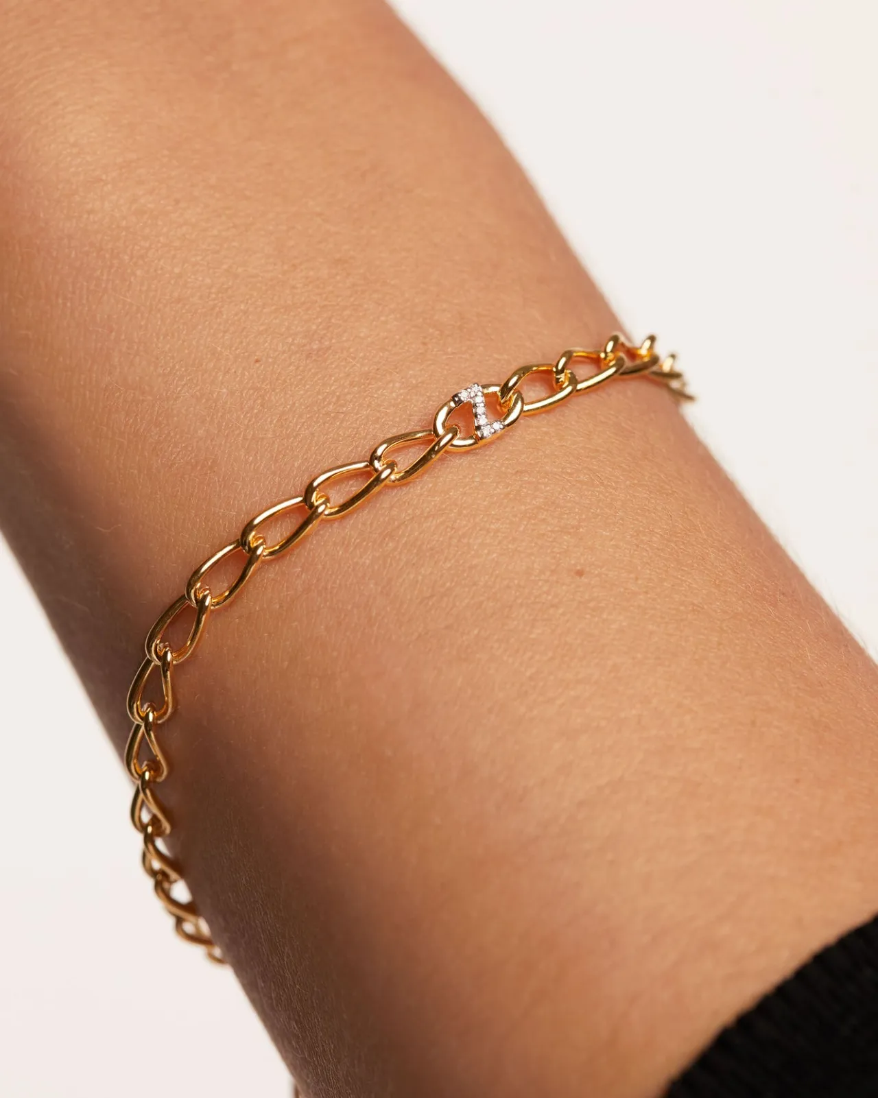 Pulseras De Oro|Rebajas Pulseras-PDPAOLA Pulsera Cadena Letra Z