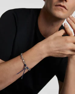 Pulseras De Cadena|Pulseras De Plata-PDPAOLA Pulsera Cordón y Cadena Midnight Essential