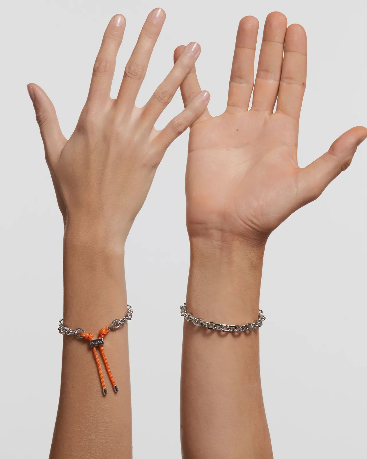 Pulseras De Cadena|Pulseras De Plata-PDPAOLA Pulsera Cordón y Cadena Tangerine Essential