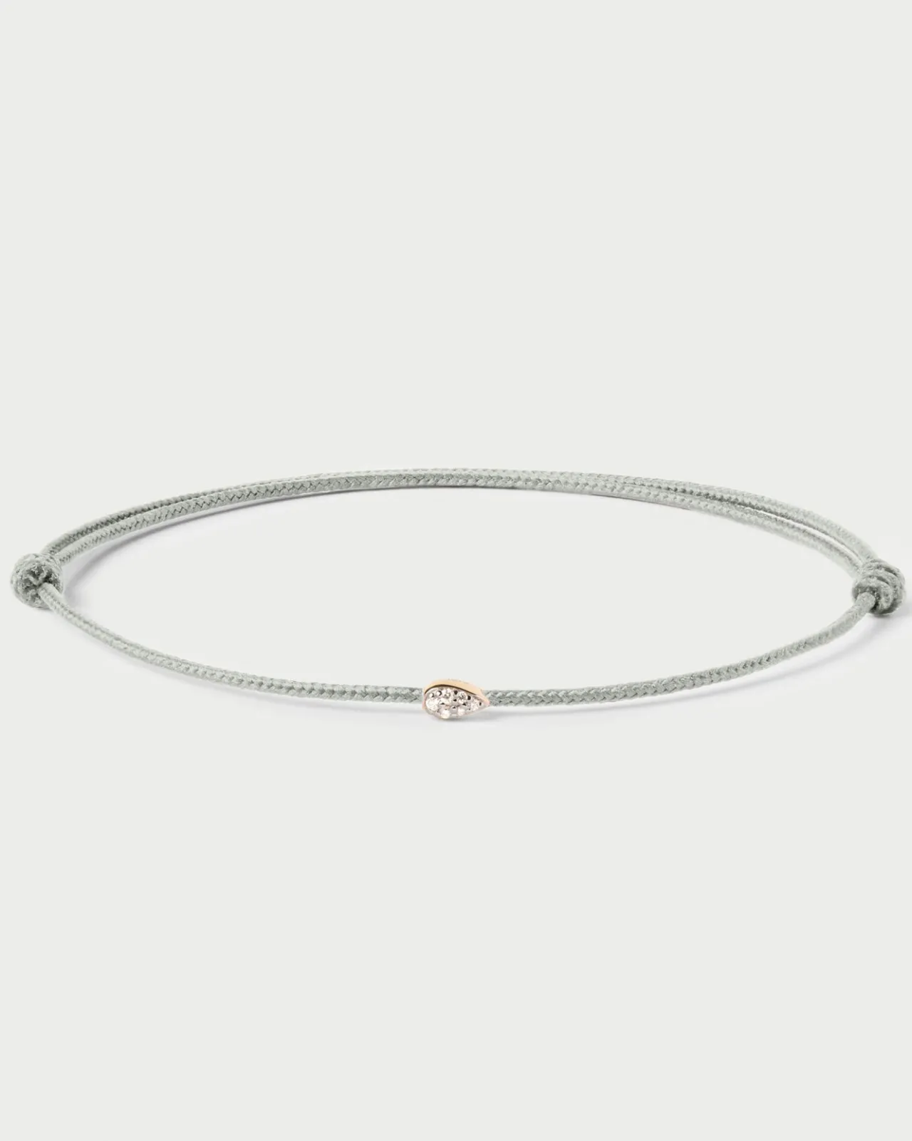Joyas Con Diamantes|Joyas De Oro 18K-PDPAOLA Pulsera de diamantes y cordón Isa