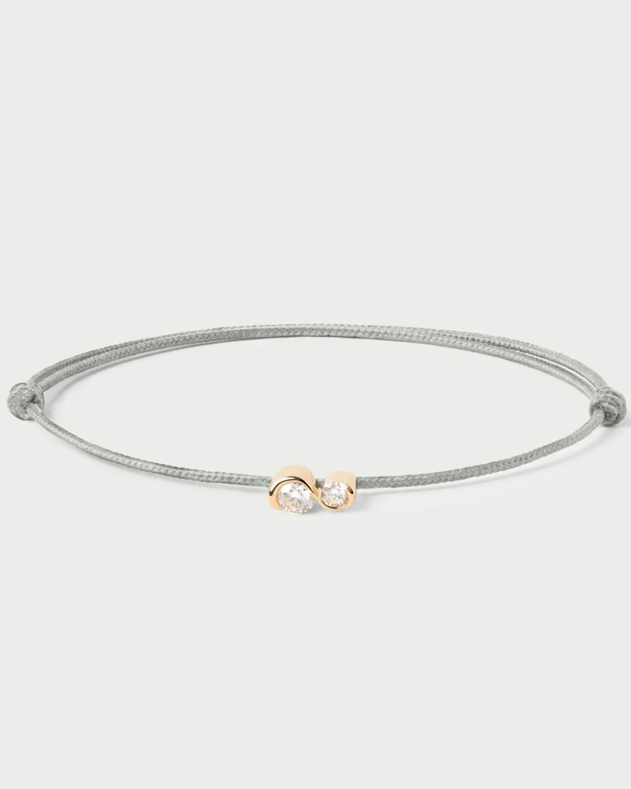 Joyas Con Diamantes|Joyas De Oro 18K-PDPAOLA Pulsera de diamantes y cordón Dafne