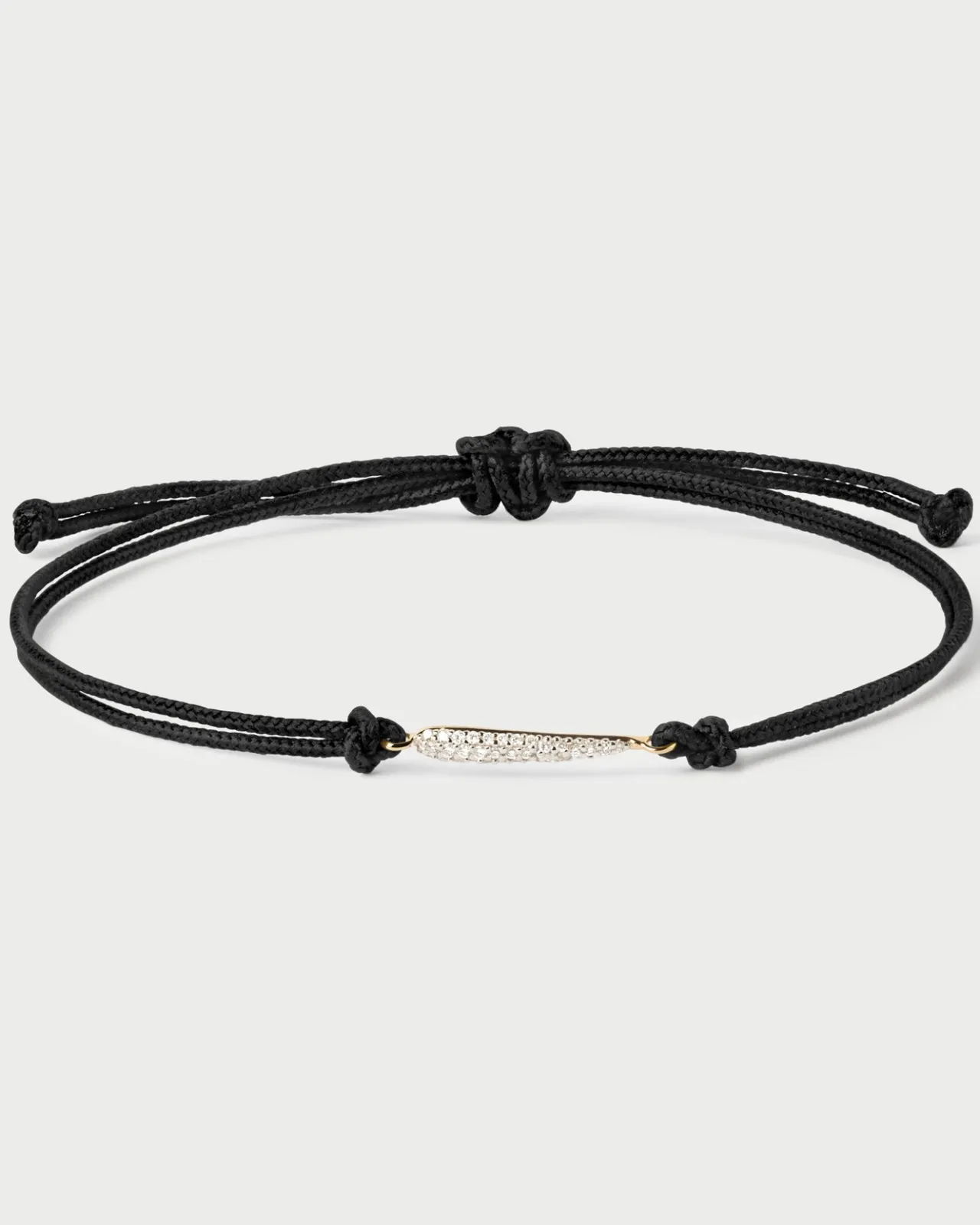 Joyas Con Diamantes|Joyas De Oro 18K-PDPAOLA Pulsera de diamantes y cordón Nina