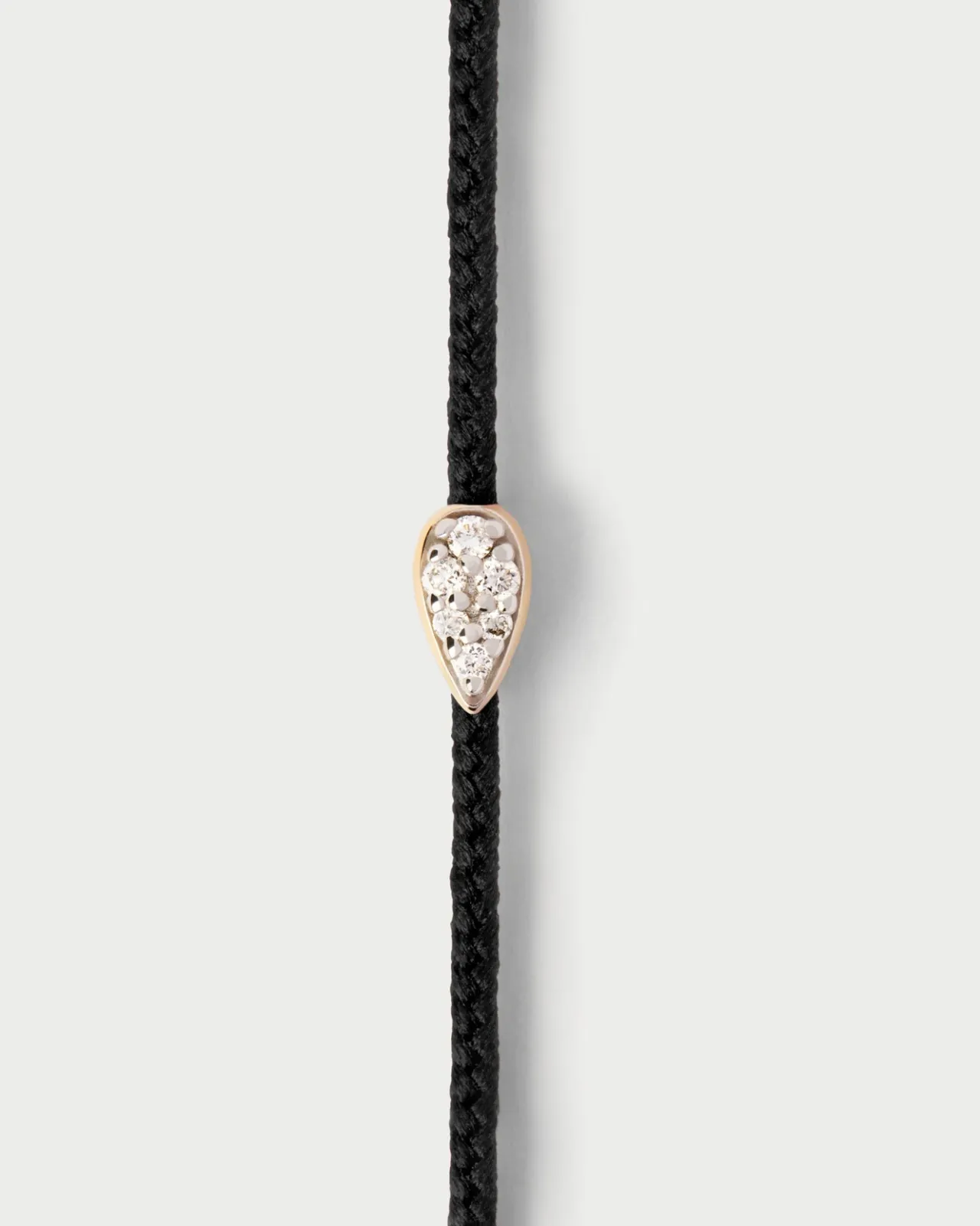 Joyas Con Diamantes|Joyas De Oro 18K-PDPAOLA Pulsera de diamantes y cordón Isa