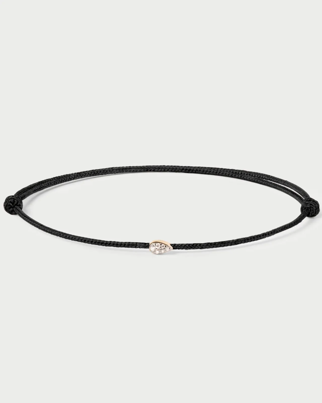 Joyas Con Diamantes|Joyas De Oro 18K-PDPAOLA Pulsera de diamantes y cordón Isa