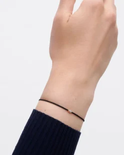 Joyas Con Diamantes|Joyas De Oro 18K-PDPAOLA Pulsera de diamantes y cordón Isa