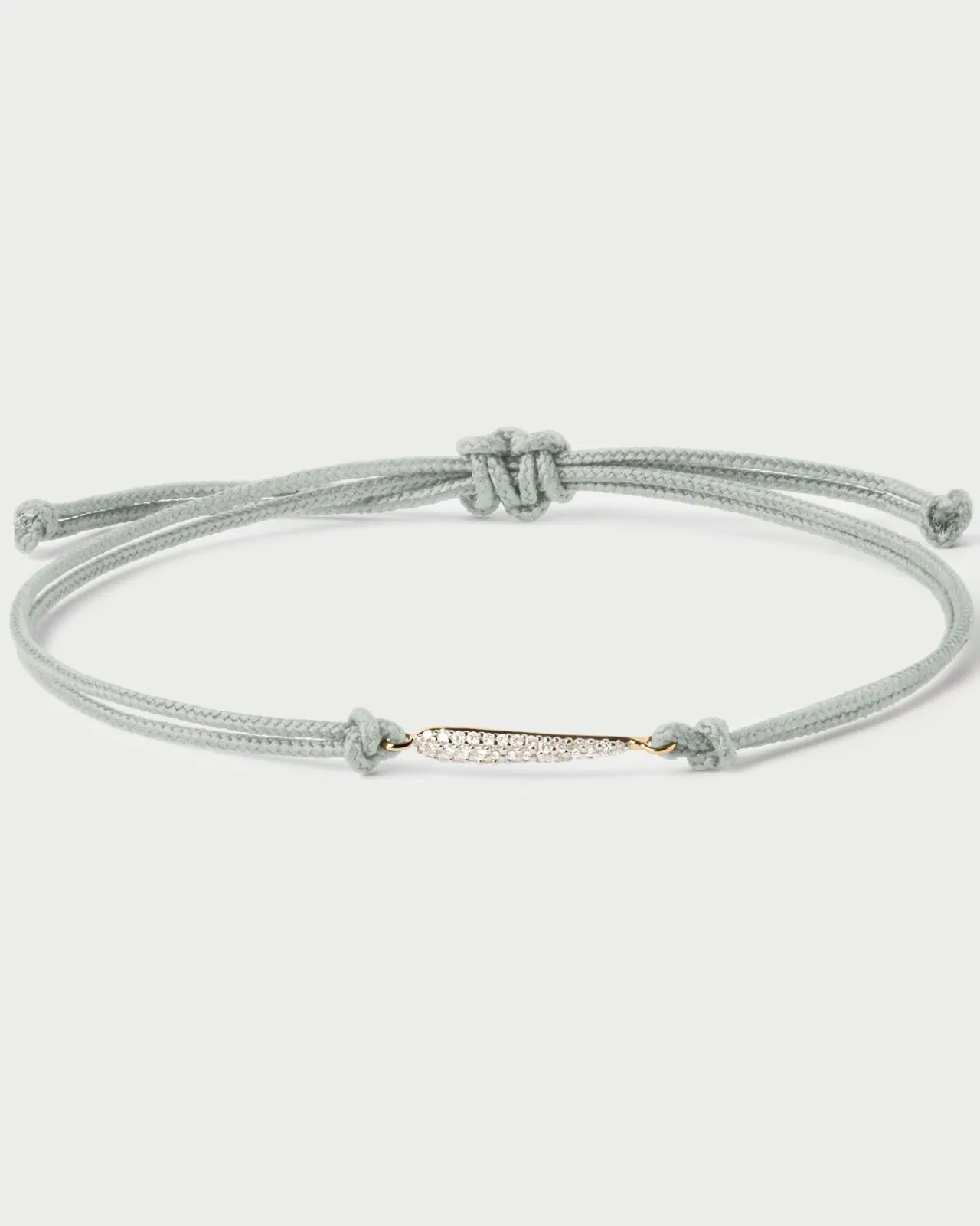 Joyas Con Diamantes|Joyas De Oro 18K-PDPAOLA Pulsera de diamantes y cordón Nina