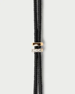 Joyas Con Diamantes|Joyas De Oro 18K-PDPAOLA Pulsera de diamantes y cordón Amy