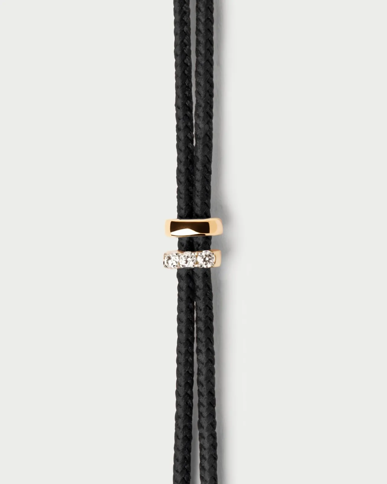 Joyas Con Diamantes|Joyas De Oro 18K-PDPAOLA Pulsera de diamantes y cordón Amy