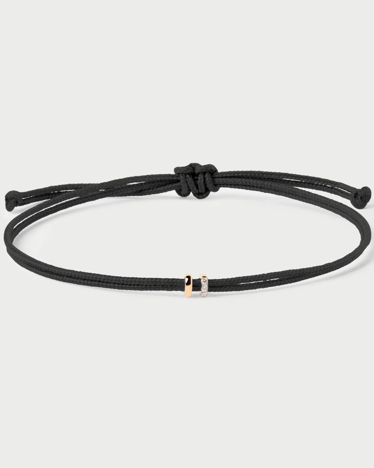 Joyas Con Diamantes|Joyas De Oro 18K-PDPAOLA Pulsera de diamantes y cordón Amy