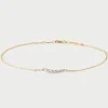 Joyas Con Diamantes|Joyas De Oro 18K-PDPAOLA Pulsera de diamantes y oro Nilo