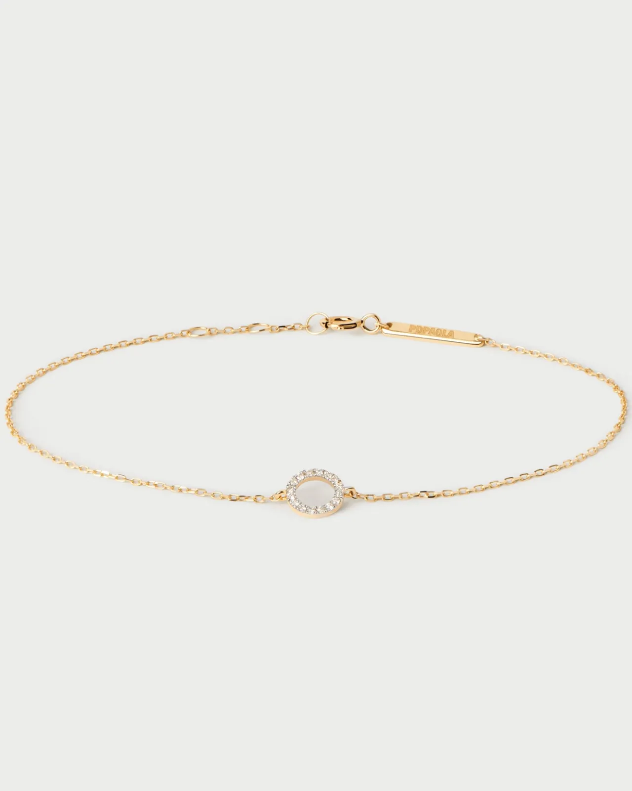 Joyas Con Diamantes|Joyas De Oro 18K-PDPAOLA Pulsera de diamantes y oro Circle