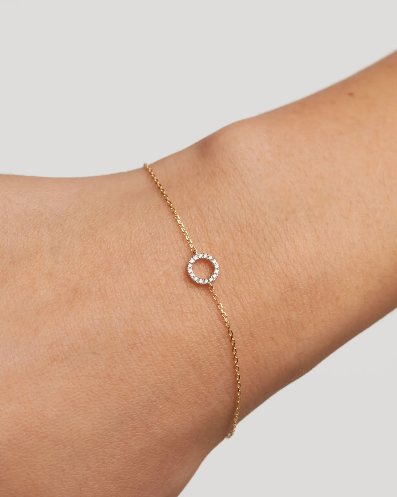 Joyas Con Diamantes|Joyas De Oro 18K-PDPAOLA Pulsera de diamantes y oro Circle
