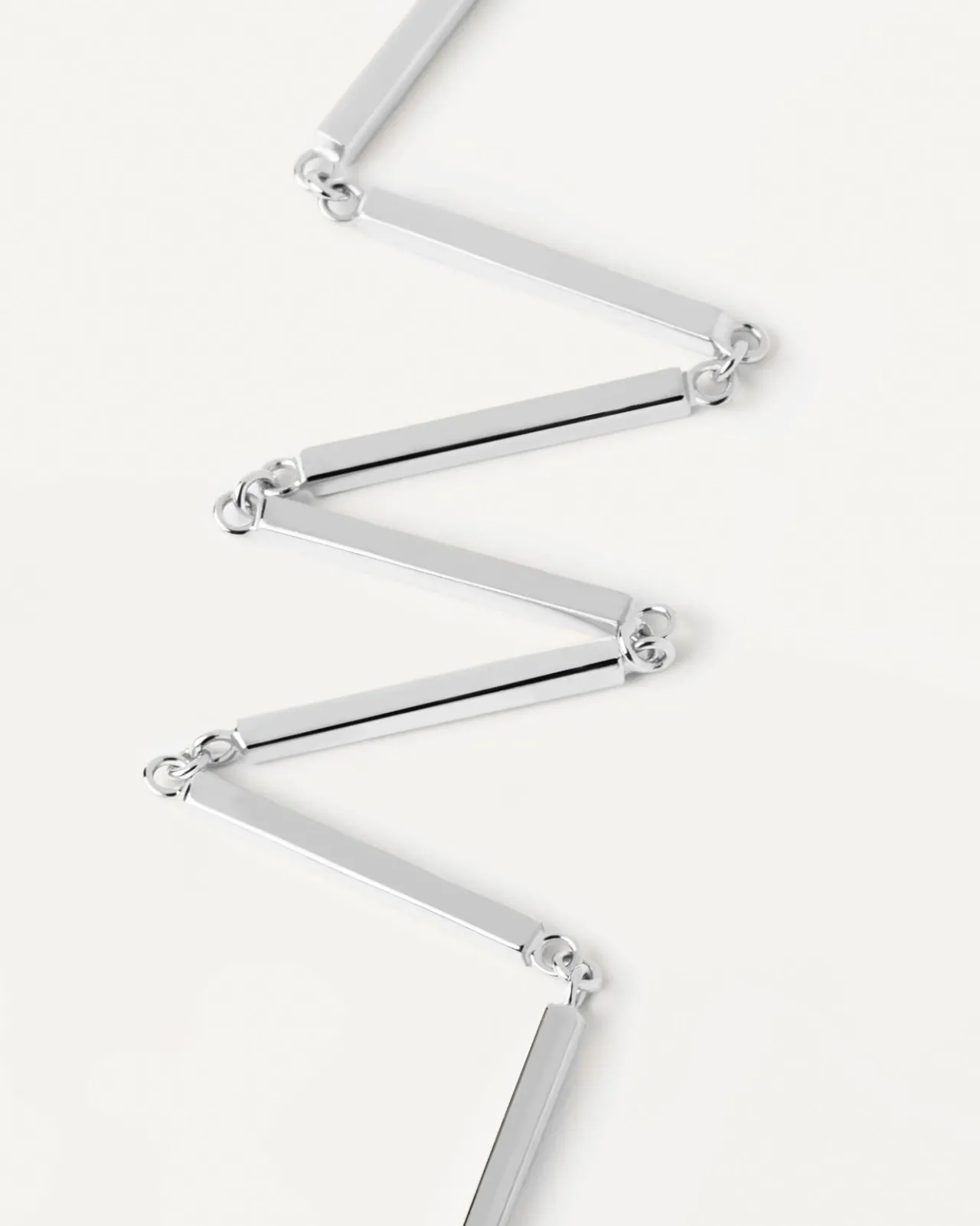 Pulseras De Cadena|Pulseras De Plata-PDPAOLA Pulsera de Plata Cadena de Barras