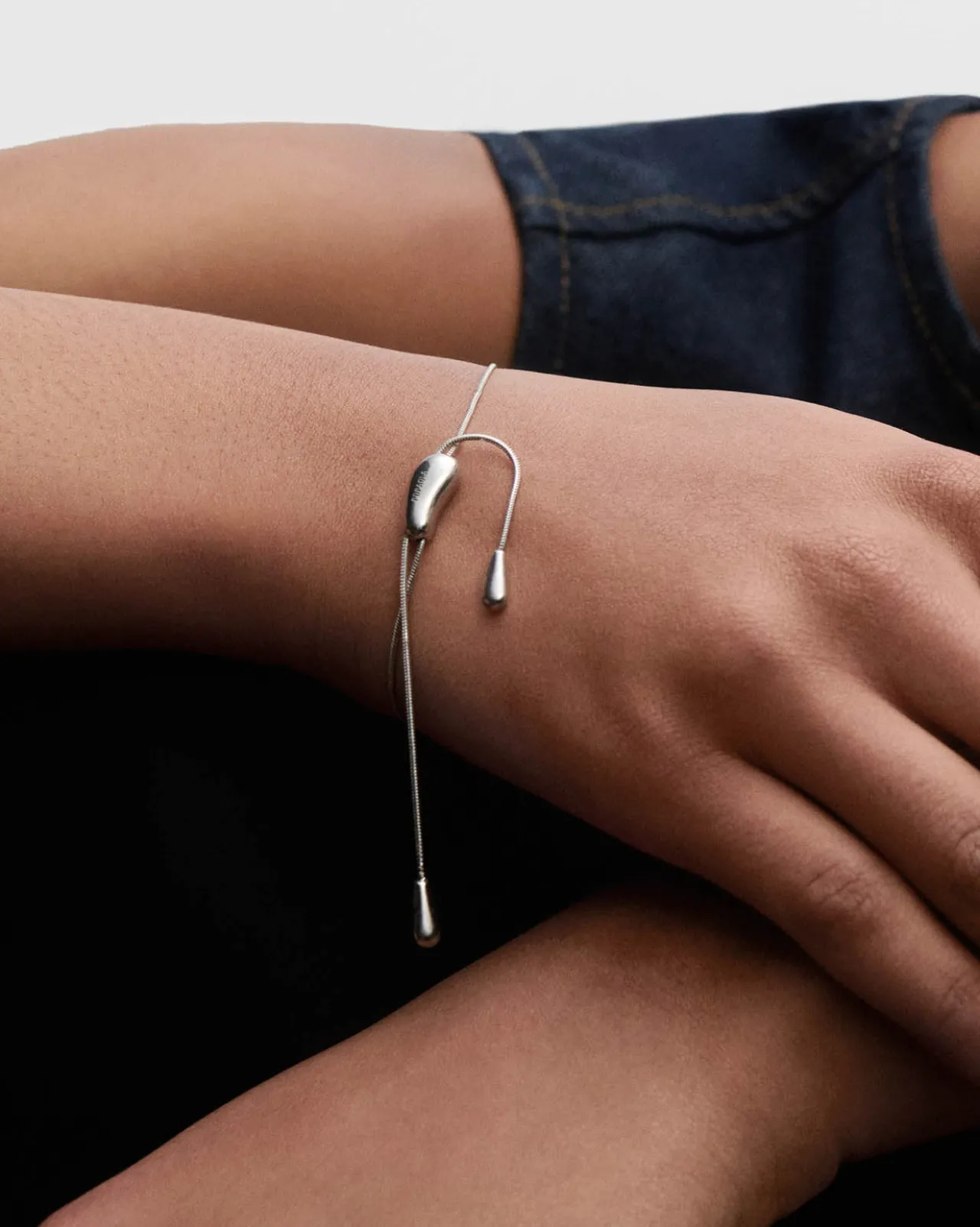 Pulseras Básicas|Pulseras De Cadena-PDPAOLA Pulsera deslizante de plata Rodeo